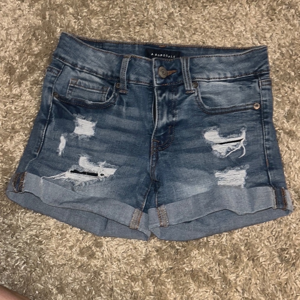 Aeropostale blue Jean shorts